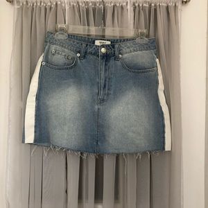 Light Wash Denim Skirt